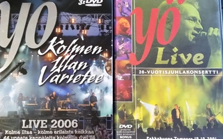 Yö: Kolmen illan varietee+Yö live 20v juhla -DVD