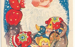 Arnold TILGMAN - Joulupukki leluineen - kulk. 1946
