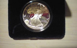 Silver eagle unssin hopearaha PROOF