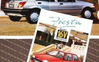 1992 Ford Fiesta 16v PRESTIGE esite - suom KUIN UUSI  28 siv