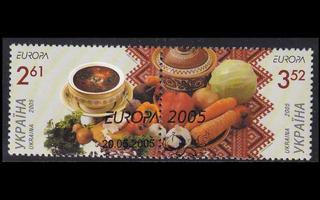 Ukraina 719-20p o Europa gastronomia (2005)