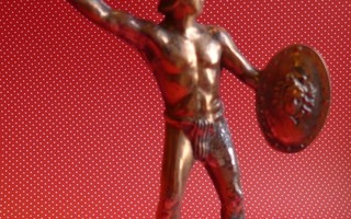 Figuuri soturi Kreikka Leonidas korkeus 18cm metallia