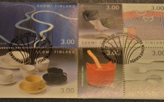 V42 Suomalainen muotoilu 1998, fdc o, Lape 1446 - 1451