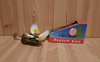 Vintage Easter egg vanha hyrrä lelu