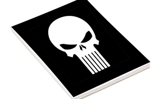 PUNISHER SKULL MAGNET NOTEPAD	(45 388)	15 x 11cm muistivihko