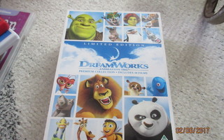 Dreamworks Animation 10 elokuvan boxi dvd.