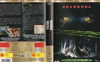 Anaconda / Godzilla	(43 954)	k	-FI-	suomik.	DVD	(2)			2 movi