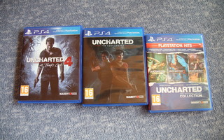 PS4 : Uncharted pelit [Kaikki 5 peliä]