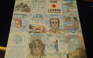 JOHN  LENNON  :  SHAVED  FISH  1975 LP Katso UUSI !!!TARJOUS