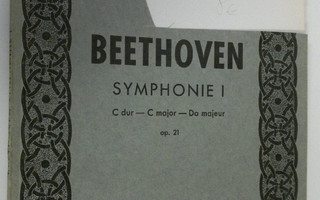 Beethoven : Symphonie I : C dur/C major/Do majeur : op. 21