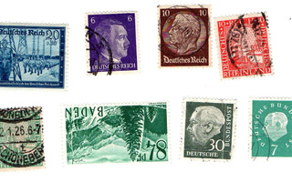 Vanhoja postimerkkejä Saksa