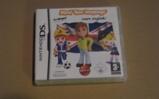 MIND YOUR LANGUAGE - learn english ( nintendo DS )