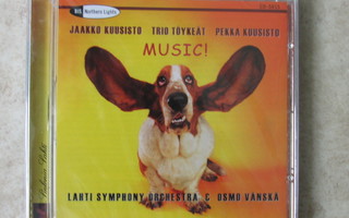 Music! Lahti Symphony Orchestra, CD. UUSI