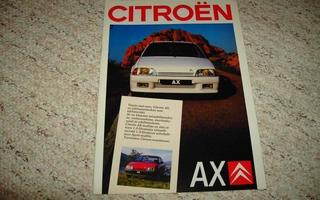 Citroen Ax 1988 esite - Suomi - uudenveroinen