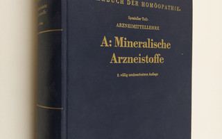 Otto Leeser : Lehrbuch der Homoopathie Spezieller Teil - ...