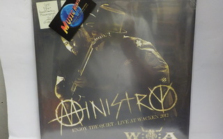 MINISTRY - ENJOY THE QUIET - LIVE AT WACKEN 2012 UUSI 2LP