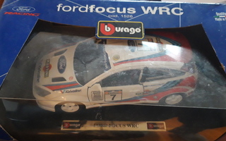 Burago 1 24 Ford Focus WRC mint