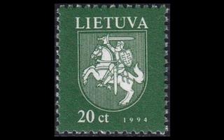 Liettua 571 ** Käyttösarja vaakuna (1994)