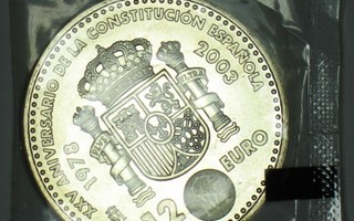 2003 ESPANJA 12€ juhlaraha Aniversario De La Constitucion