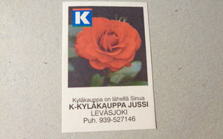 TT-etiketti K K-Kyläkauppa Jussi, Leväsjoki