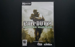 PC DVD: Call Of Duty 4: Modern Warfare peli (2007)