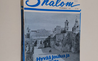 Uusi Shalom vuosikerta 1972 (1-10, puuttuu numerot 4, 9, 10)