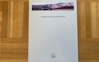 Esite Mercedes uudistettu C-luokka Sedan W202 1997 C200 ym