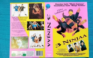 VHS KANSIPAPERI 3 Ninjaa