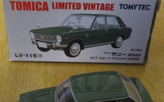 Datsun Sunny 1000 Sports DX Green 1969 Tomica LV-116a 1:64