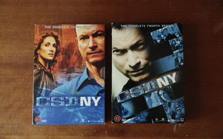 CSI NY Kausi 3 ja 4 DVD