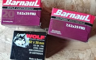 Patruuna 7,62x39 - Barnaul & Wolf