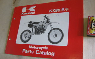 Varaosaluettelo Kawasaki  KX80-E/F