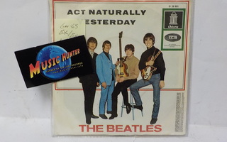 THE BEATLES - ACT NATURALLY / YESTERDAY EX/EX+ 7"