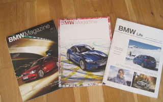 BMW Magazine ja BMW Life lehtiä