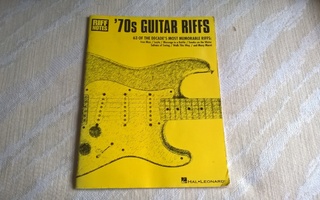 70´s Guitar Riffs - Riff Notes
