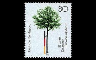 Saksa 1373 ** Kehitysyhteistyöpalvelu 25v (1988)