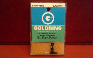 Goldring Sapphire S.432 SR levysoittimen neula "NOS"