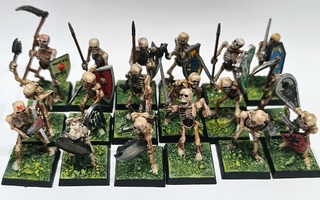 Warhammer Fantasy - 18kpl Skeleton Warriors 80-luvulta [F30]