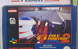 F1 Pole position 2 (CIB) (EU) SNES (Käytetty)