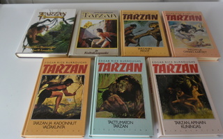 Edgar Rice Burroughs: Tarzan-kirjat (7 kpl)