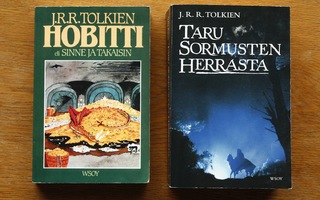 J. R. R. Tolkien Taru Sormusten Herrasta & Hobitti kirjat