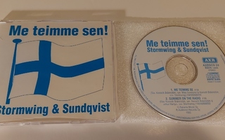 STORMWING & SUNDQVIST - Me teimme sen! CD single 1995
