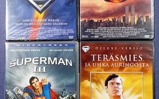 (SL) 4 DVD) Superman - Teräsmies 1-4 (SUOMIKANNET)