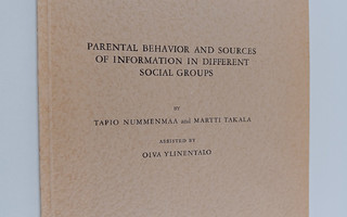 Tapio Nummenmaa : Parental behavior and sources of inform...