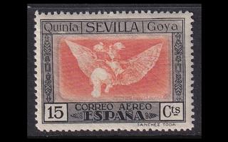 Espanja 487 ** Goya lentoposti 15 C (1930)