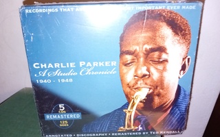 5cd Charlie Parker : A Studio Chronicle 1940-1948 ( UUSI  )