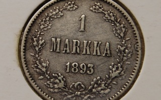1 Markka 1893 Hopeaa, Suomi