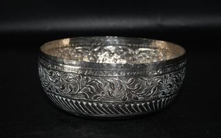 1800 luvun vintage malja / kulho sterling hopeaa Ag 41.2 g