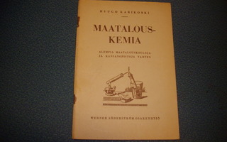 Huugo Karikoski: Maatalouskemia (5.p.1939) Sis.postikulut