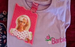 Barbie  lasten pitkähihainen paita 116cm. 43 UUSI